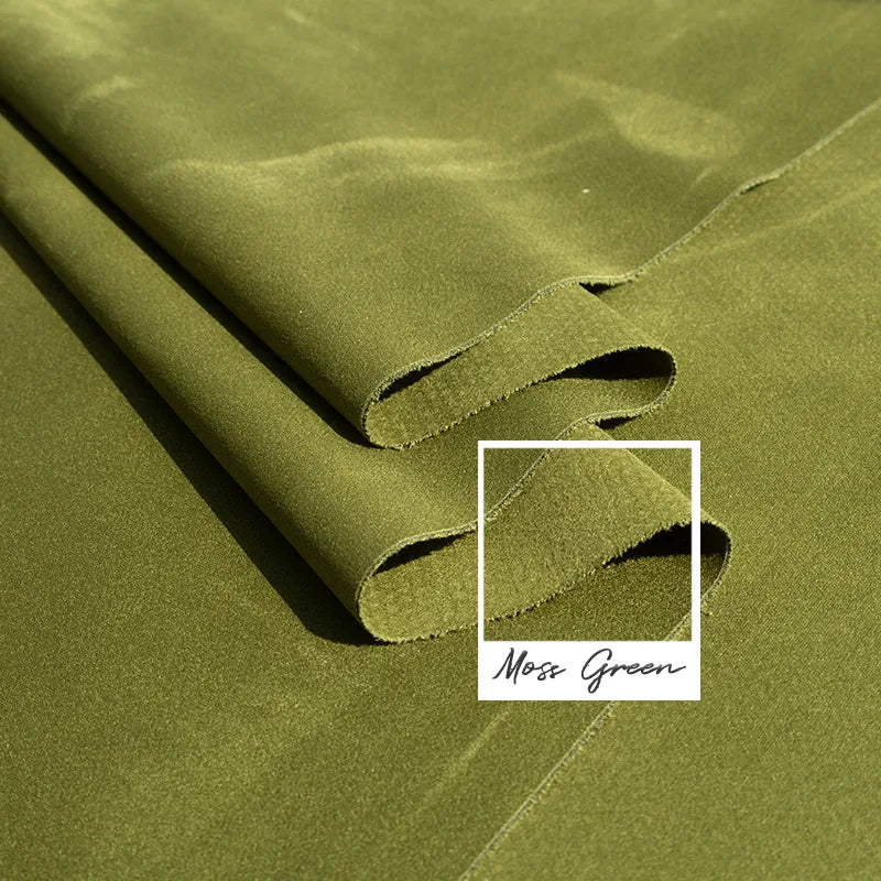 Bed Headboard Cover | Sienna Velour - Moss Green