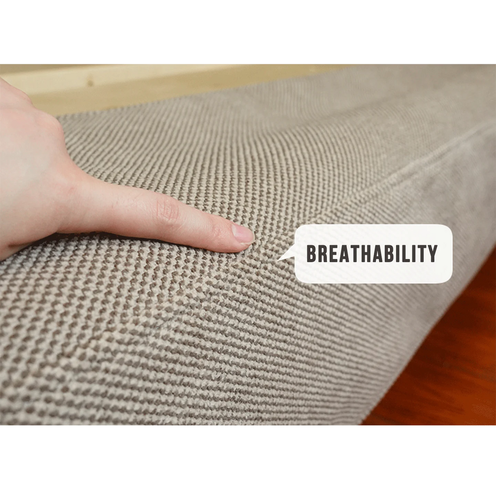Cama de plataforma tapizada + funda para cabecero | Elara Flax 