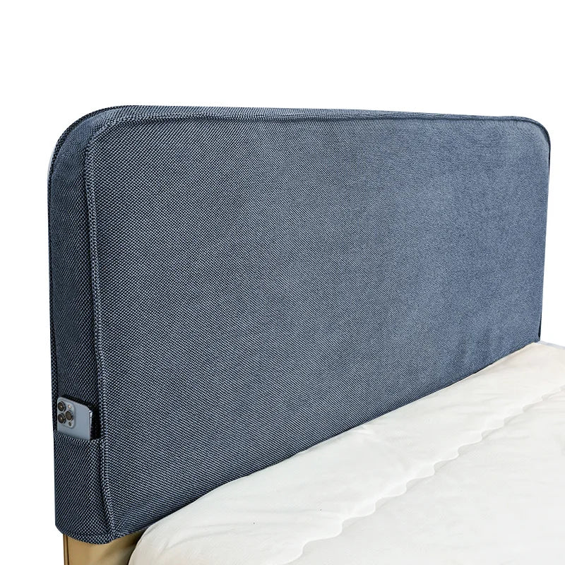 Mid Bed Headboard Cover | Midnight Indigo