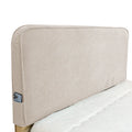 Mid Bed Headboard Cover | Ivory Linen