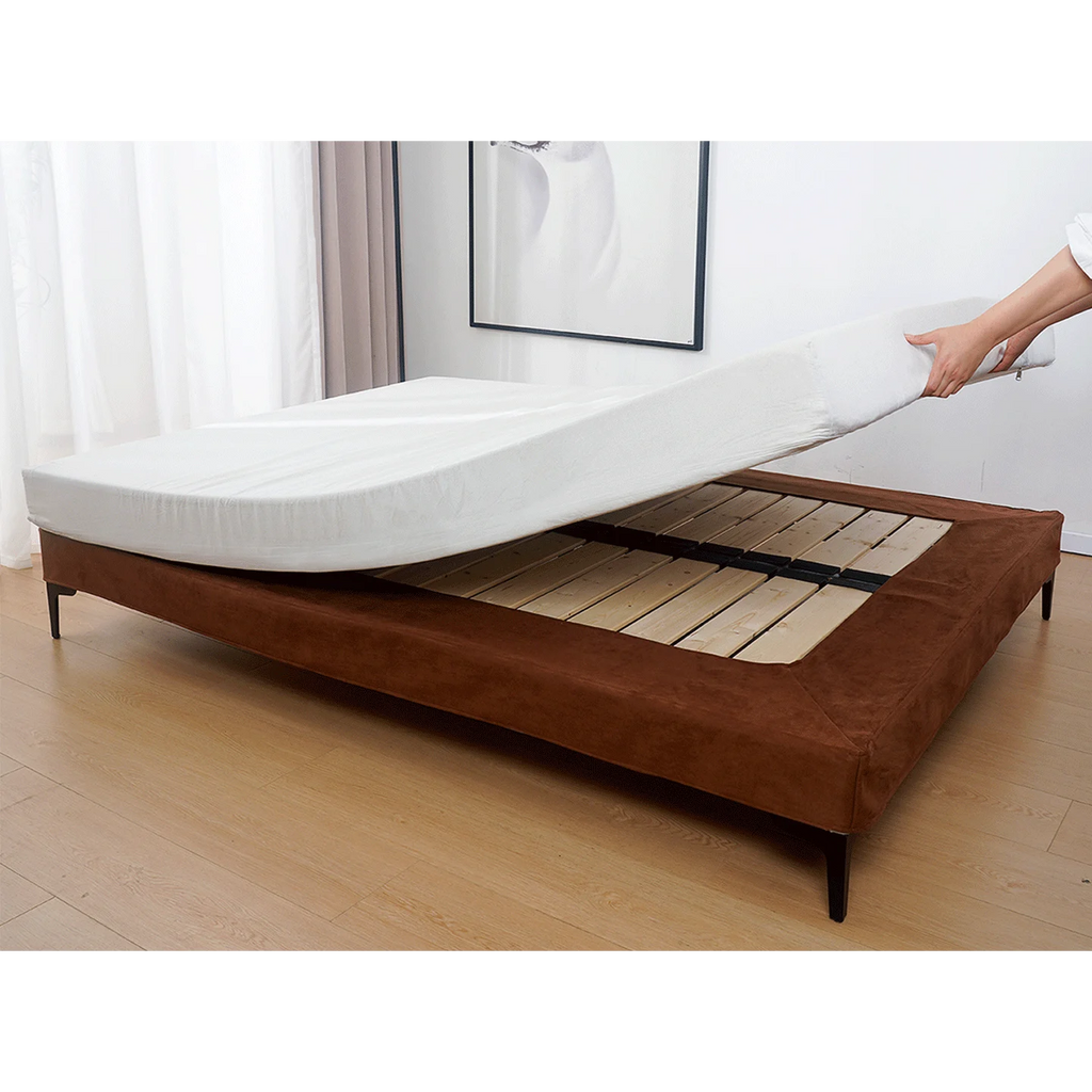 Customized Bed + Headboard Cover | Nestvo | Caramel