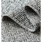 Pure Linen-Cotton 49 - 46B | Black mixed White
