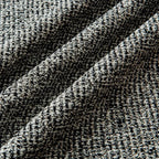 Pure Linen-Cotton 49 - 46B | Black mixed White