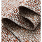 Pure Linen-Cotton 49 - 54B | Orange-red