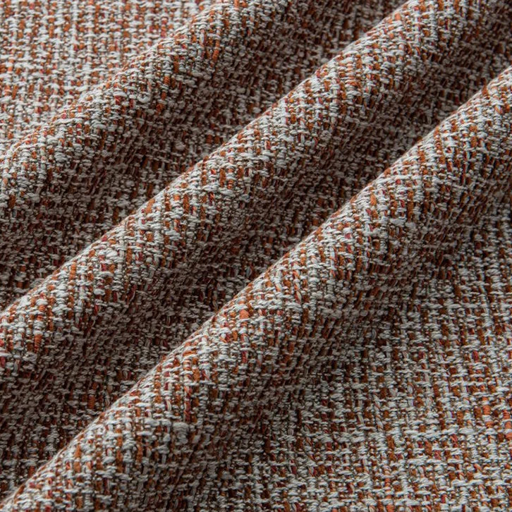 Pure Linen-Cotton 49 - 54B | Orange-red