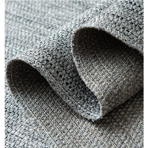 Pure Linen-Cotton 49 - 94I | Gray mixed Black