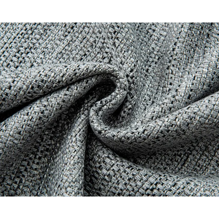 Pure Linen-Cotton 49 - 94I | Gray mixed Black