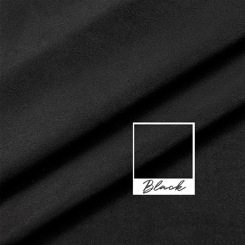 Bed Headboard Cover | Sienna Velour - Black