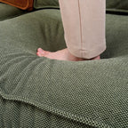 Custom Individual Cushion Sofa Slipcover | Marlowe Collection - Olive Moss