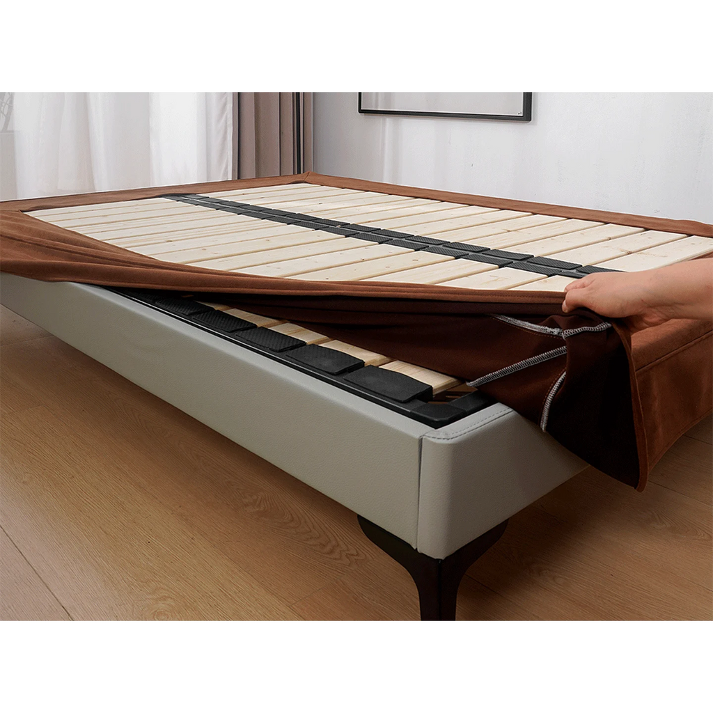 Customized Bed + Headboard Cover | Nestvo | Caramel