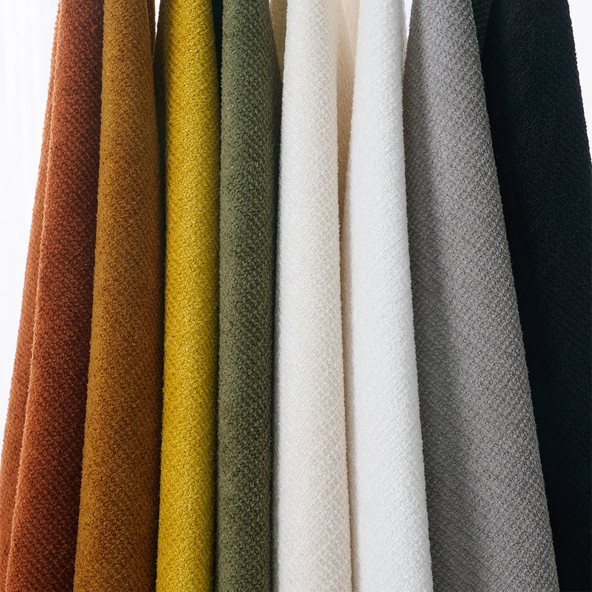 Custom Sofa Slipcover | Performance Antimicrobial Chenille - Obsidian Noir