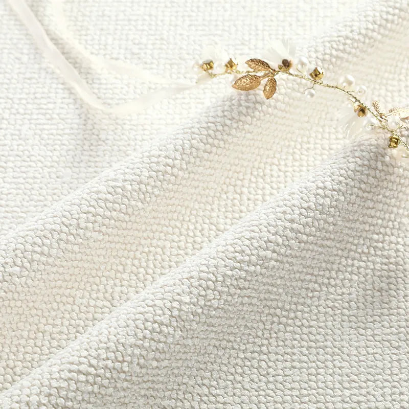 Custom Bed Frame Cover — Marlowe Linen-Blend 1925 · Off-White