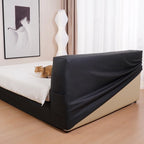 Bed Frame + Headboard Cover | Terravia - Solid Black