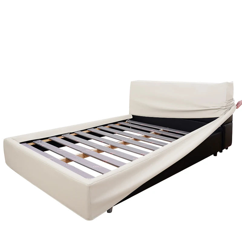 Genuine-like Microfiber Leather | Bed Cover