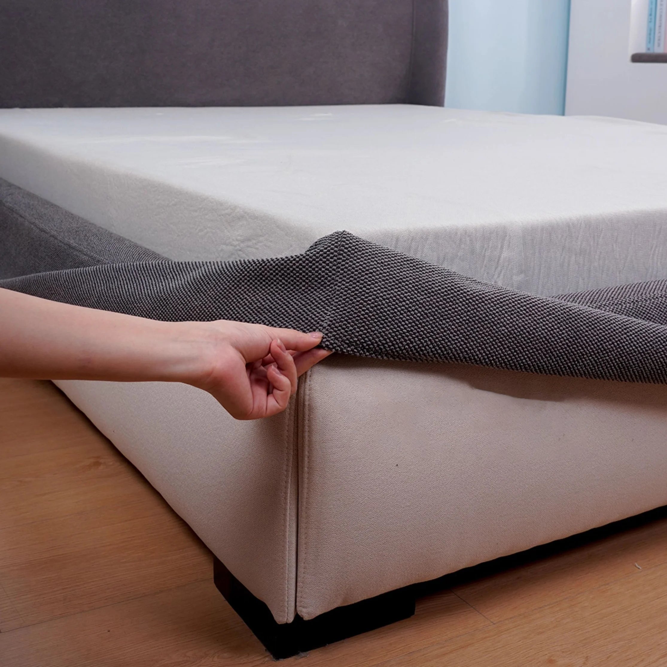 Bed Frame + Headboard Cover | Iron Forge