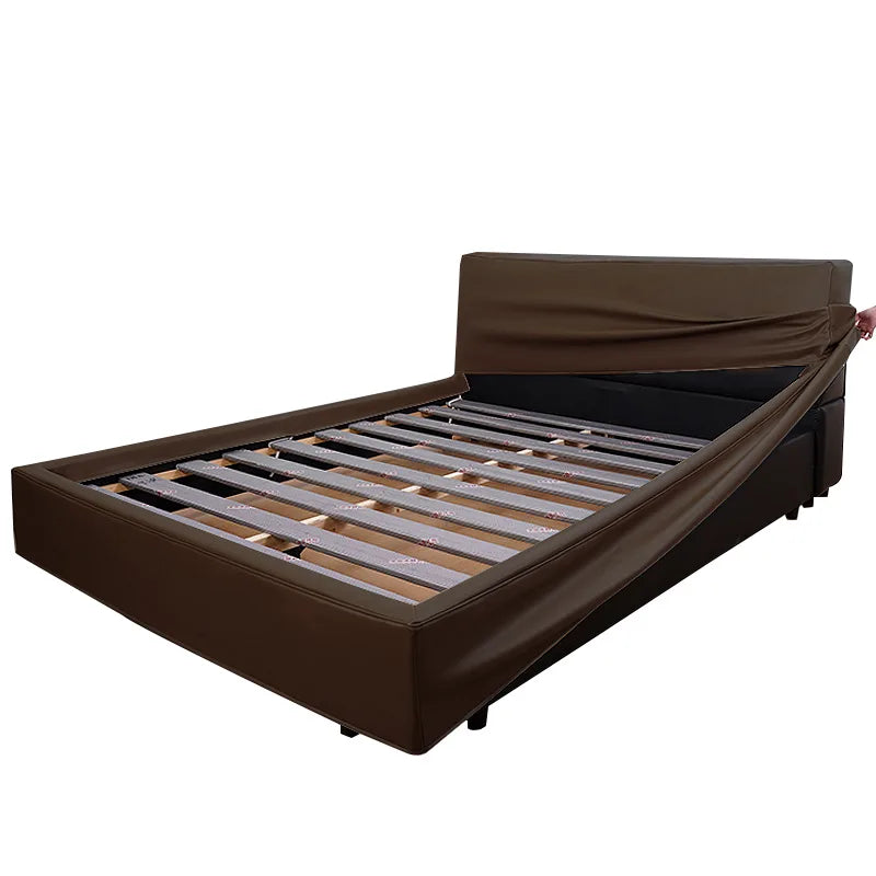 Genuine-like Microfiber Leather | Bed Cover