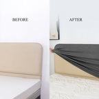 Bed Headboard Cover | Sienna Velour - Urban Slate