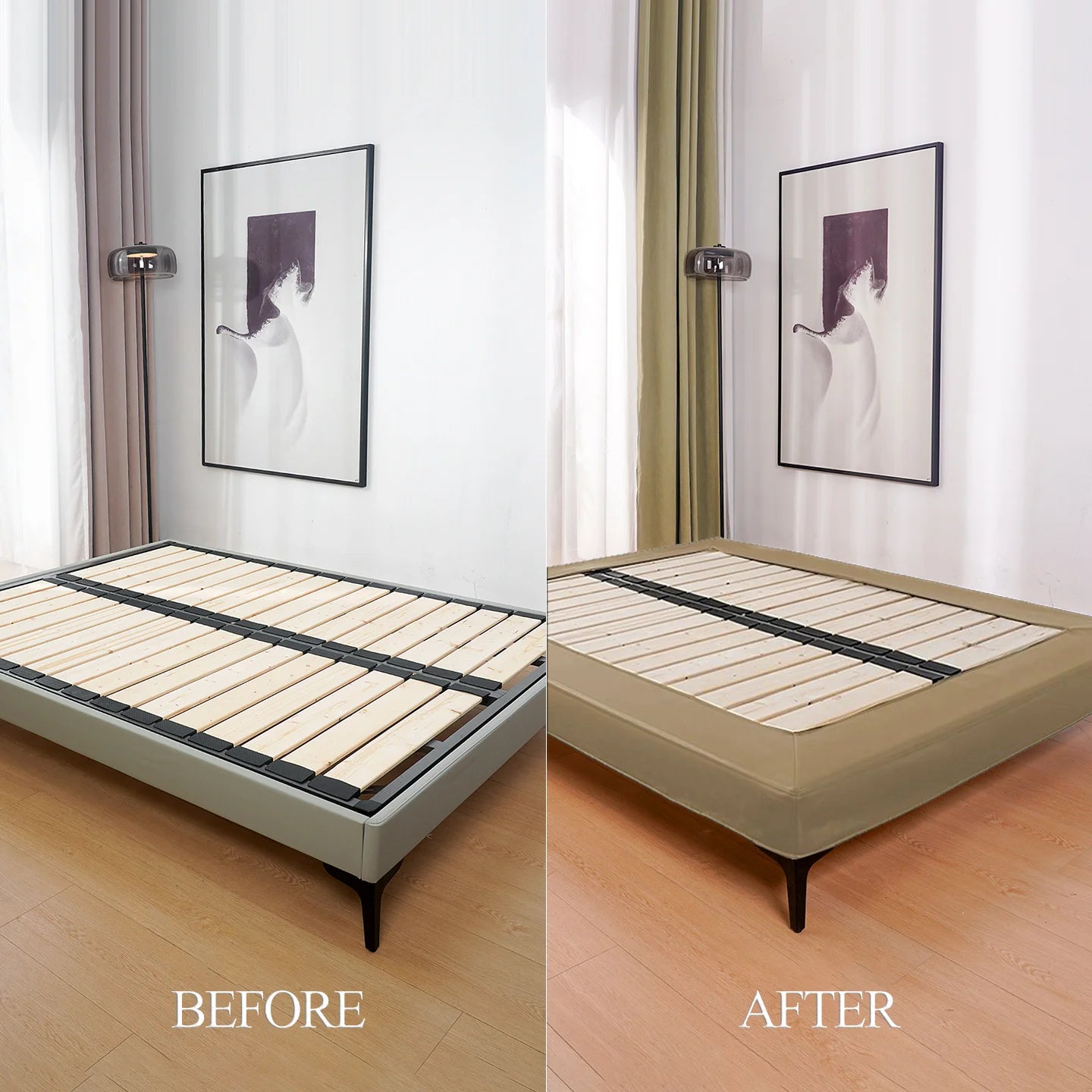 Bed Frame Cover | Terravia - Ecru
