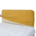 Bed Headboard Cover | Performance Antimicrobial Chenille - Solar Marigold