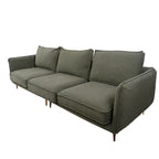 Custom Individual Cushion Sofa Slipcover | Marlowe Collection - Olive Moss