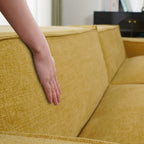 Custom Sofa Slipcover | Elara Basic - Turmeric