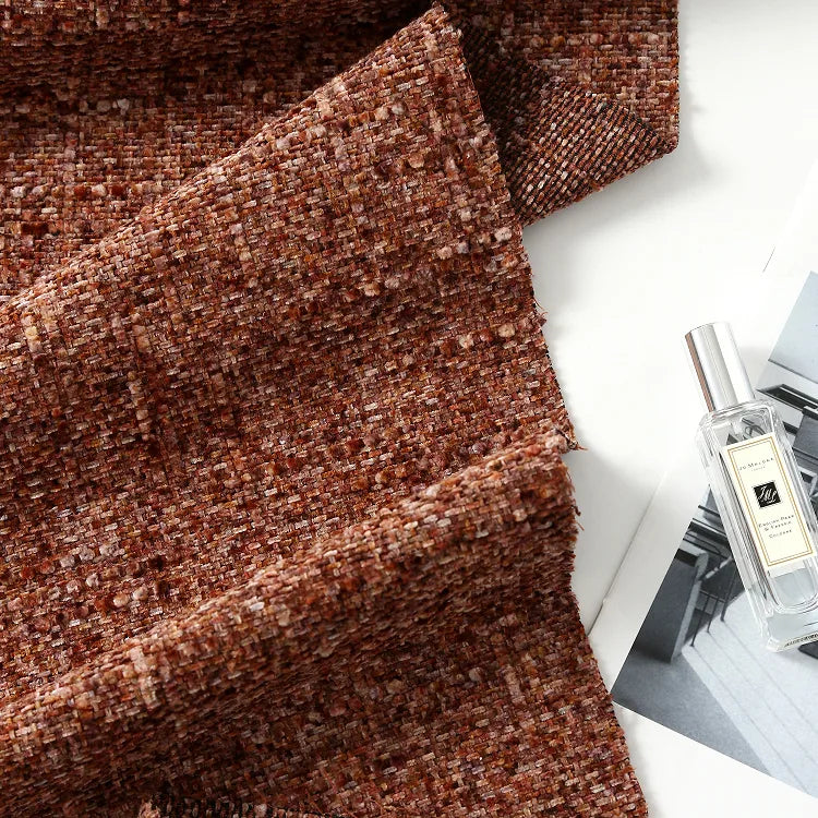 Chenille Fancy Yarn Upholstery Fabric | Custom Bed