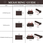 BOHO Couch Cover In Fuzzy Dark Gray