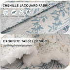 Couch Cushion Cover In Blue Floral