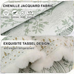 Couch Cushion Cover In Green Floral