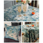 Floral Oil Painting Chenille Jacquard Upholstery Fabric | Custom Sofa