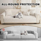 Couch Cushion Cover In Khaki Floral