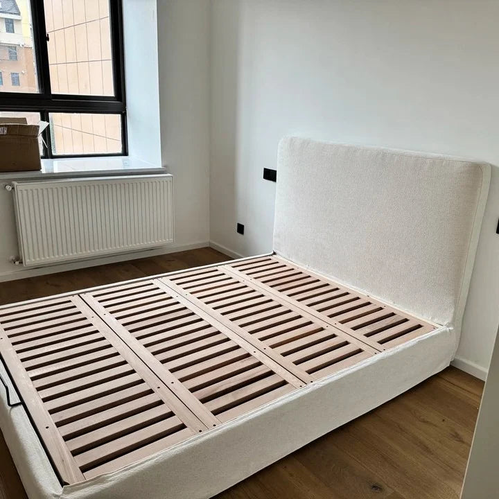 Custom Bed Frame Cover — Marlowe Matelasse