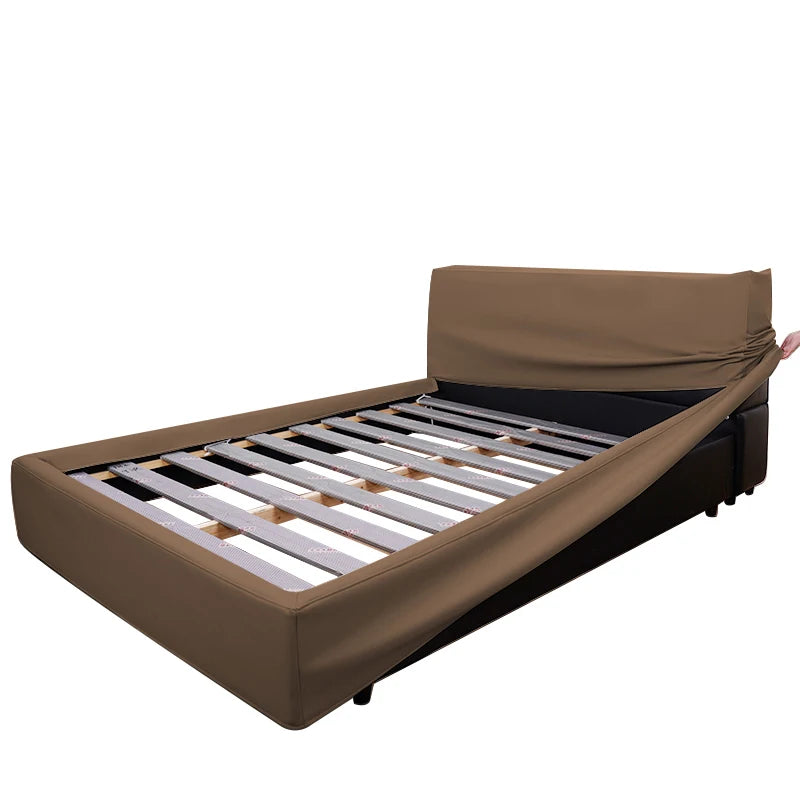 Genuine-like Microfiber Leather | Bed Cover