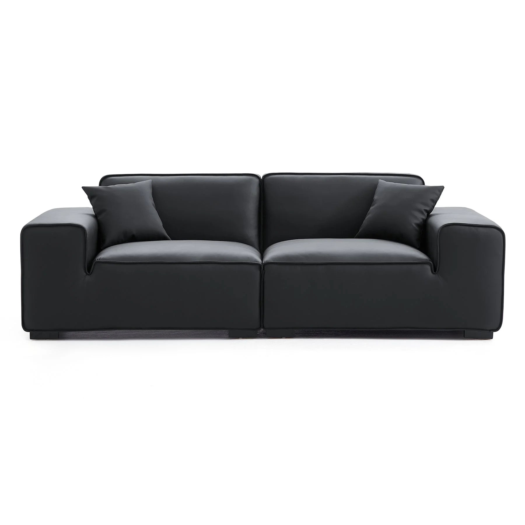 Custom Sofa Slipcover | Terravia - Solid Black