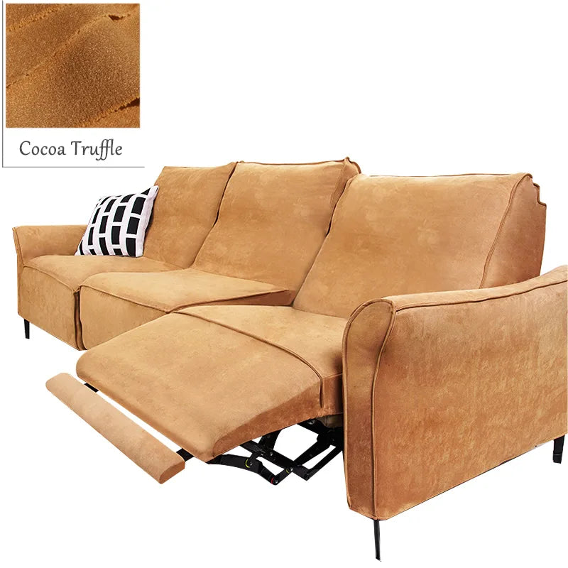 Custom Recliner Slipcover | Sienna Velour - Cocoa Truffle