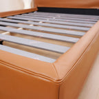 Bed Frame + Headboard Cover | Terravia - Amber