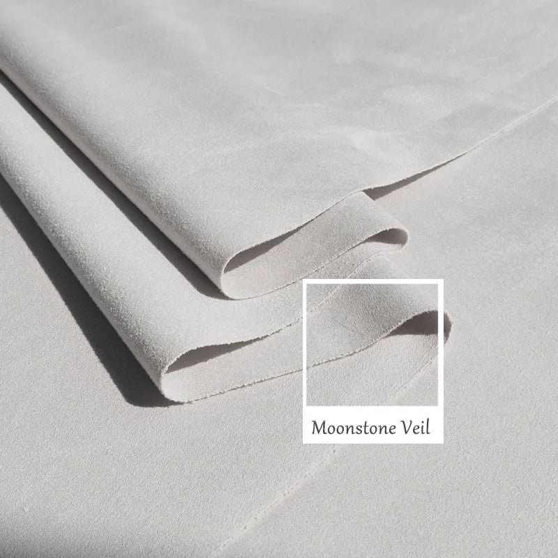 Custom Sofa Slipcover | Sienna Velour - Moonstone Veil