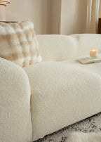 Teddy Fleece Elastic Sofa Slipcover