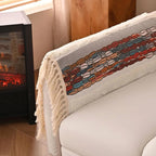 Couch Cushion Cover In Stripe Light Pink