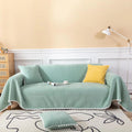 Soild Couch Cover In Green