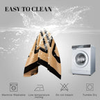 BOHO Couch Cover In Fuzzy Beige