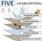 Waterproof Couch Cover In Khaki