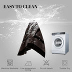 BOHO Couch Cover In Fuzzy Dark Gray