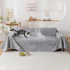 Waterproof Couch Cover In Gray