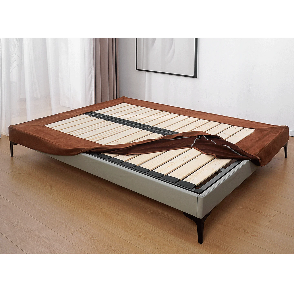 Customized Bed + Headboard Cover | Nestvo | Caramel