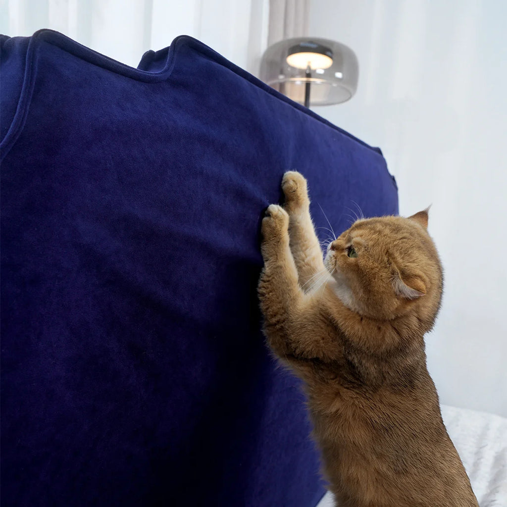 Midnight Admiral | Performance Brushed Velvet | Bed Frame + Headboard Cover