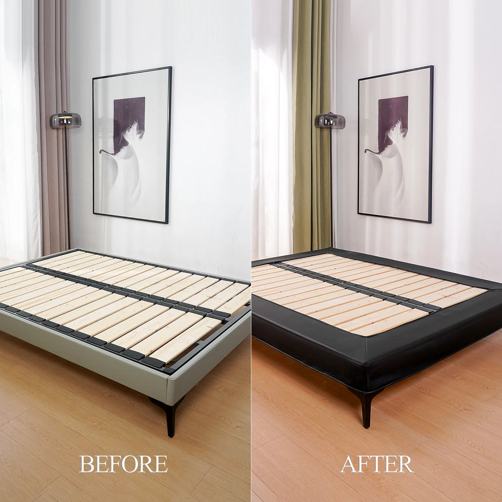 Bed Frame Cover | Terravia - Solid Black