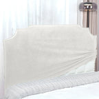 Ivory Silk | Performance Brushed Velvet | Bed Headboard Cover