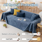 Waterproof Couch Cover In Dark Blue