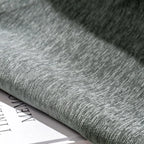 Soild Couch Cover In Tassel Dark Gray